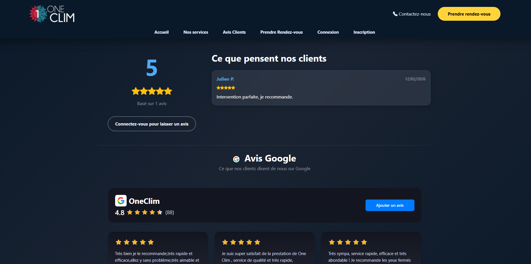 Avis Client